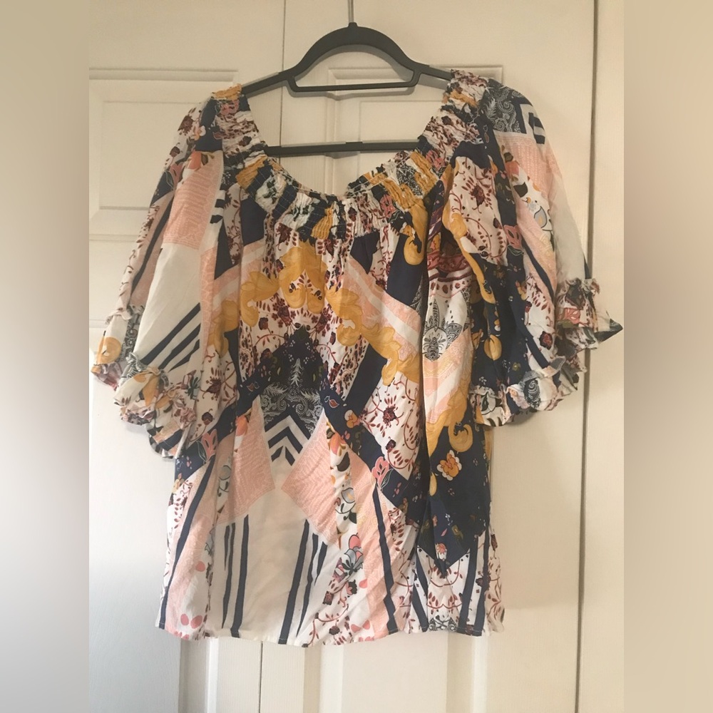 Jaase Multicolor Patchwork Blouse